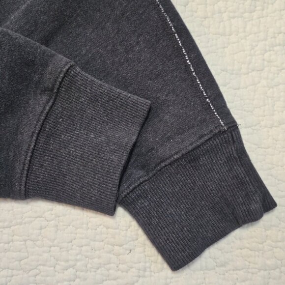 Aritzia TNA Gray Distressed Zip-up Hoodie - Picture 8 of 13